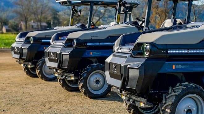 The best compact tractor is one that is 100% electric, driver-optional, and smart. 