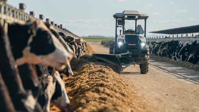 Working as an autonomous tractor, Monarch