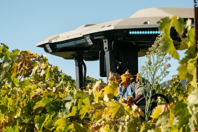 Monarch’s MK-V is playing a crucial role in meeting the vineyard’s operational goals.  