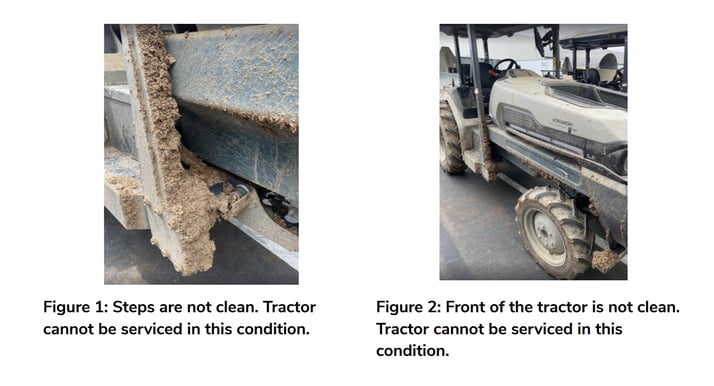 Preparing your tractor for service-dirty-tractor