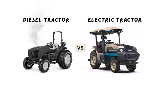 Tracteurs diesel ou électriques : Une analyse et une comparaison simples